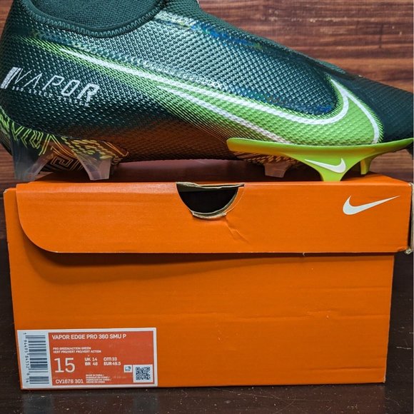 Nike Vapor Edge Pro 360 Men\'s 15 Michigan State PE football cleats CV1678-301
